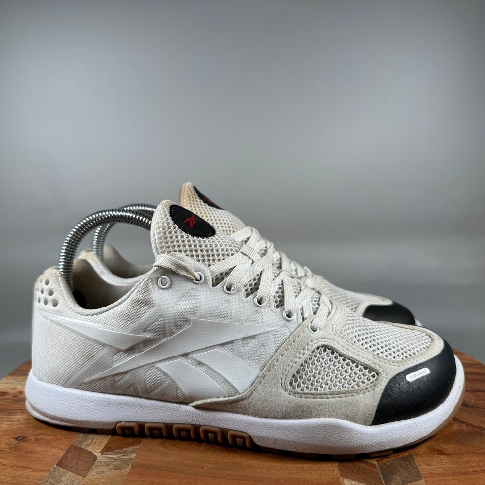 Reebok Nano X4 Womens 8 White Black Gum Training Shoes 1000200019